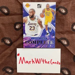 2021-22 Donruss Basketball Lebron James Complete Player Insert #1 Lakers
